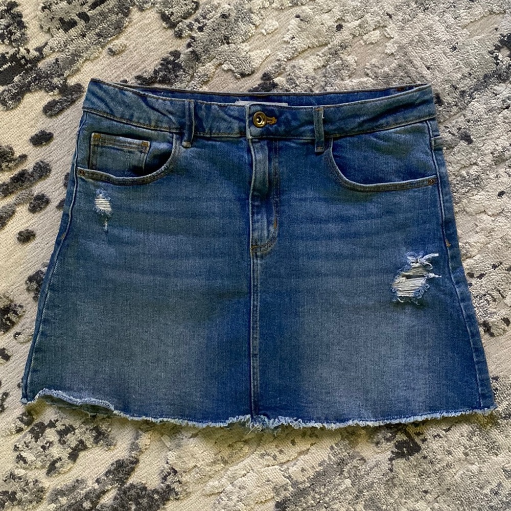 Zara denim skirt